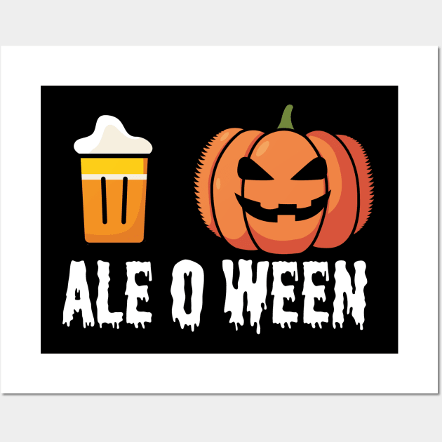 Ale o ween Wall Art by maxcode